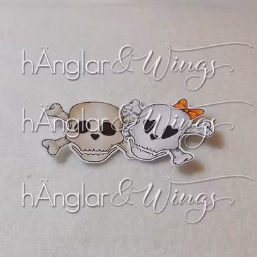 Clear Stamps - Piratskallar / Pirate skulls A7