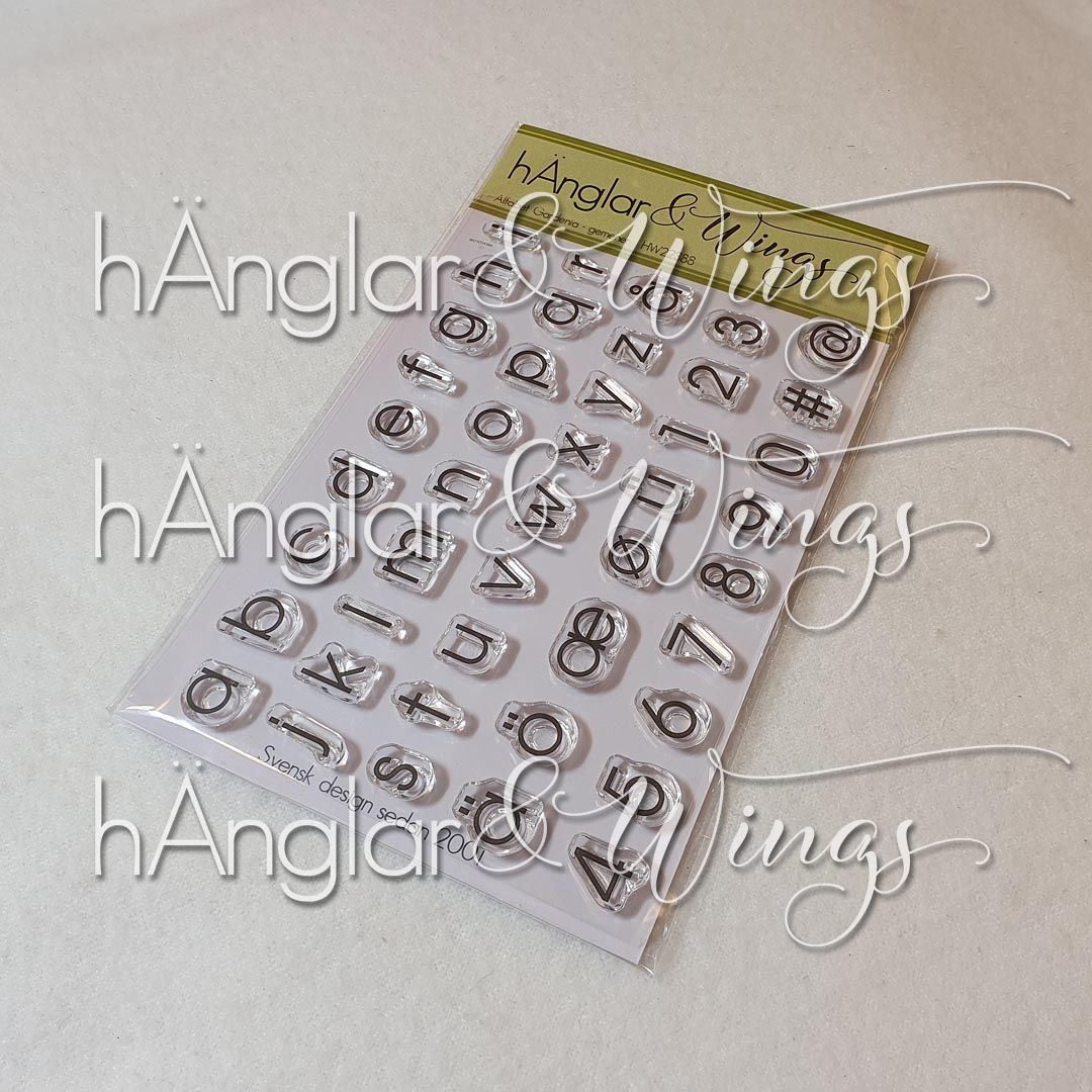Clear Stamps - Alfabet Gardenia - gemener / Alphabet Gardenia - lower case