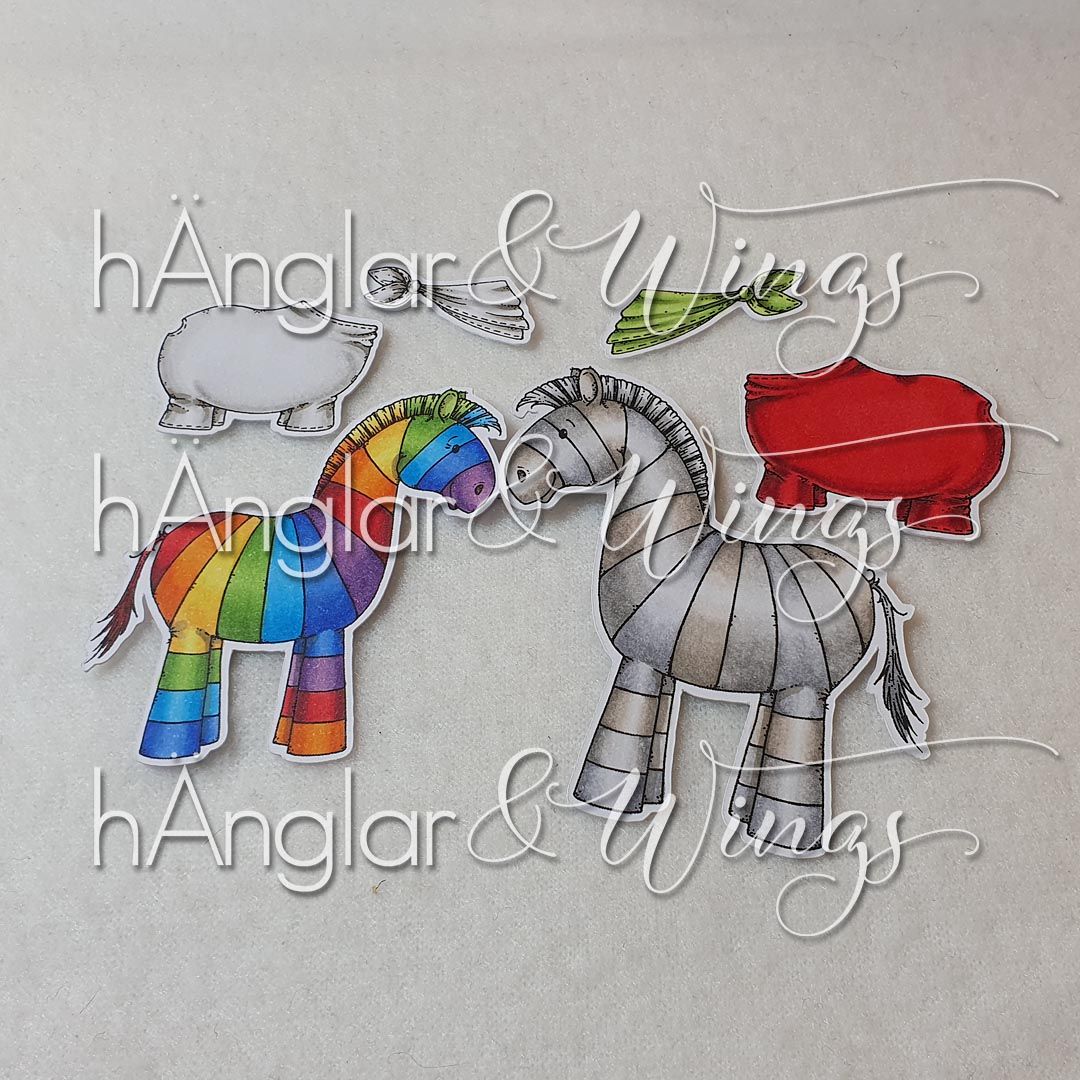 Clear Stamps - Zebror / Zebras