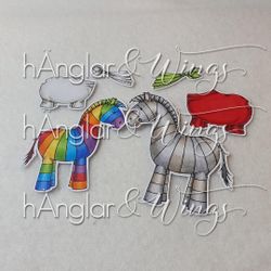Clear Stamps - Zebror