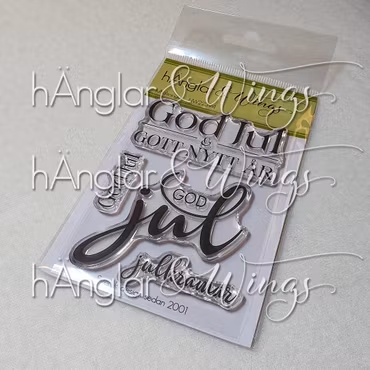 UTGÅTT - Clear Stamps - Julhälsningar A7