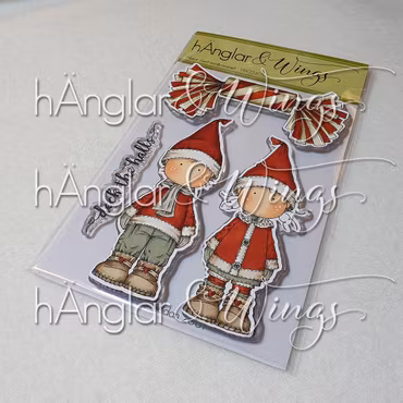 UTGÅTT - Clear Stamps - Nissar med smällkaramell
