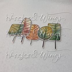 Clear Stamps - Blad-träd