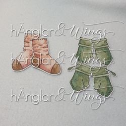 Clear Stamps - Vantar och Sockor