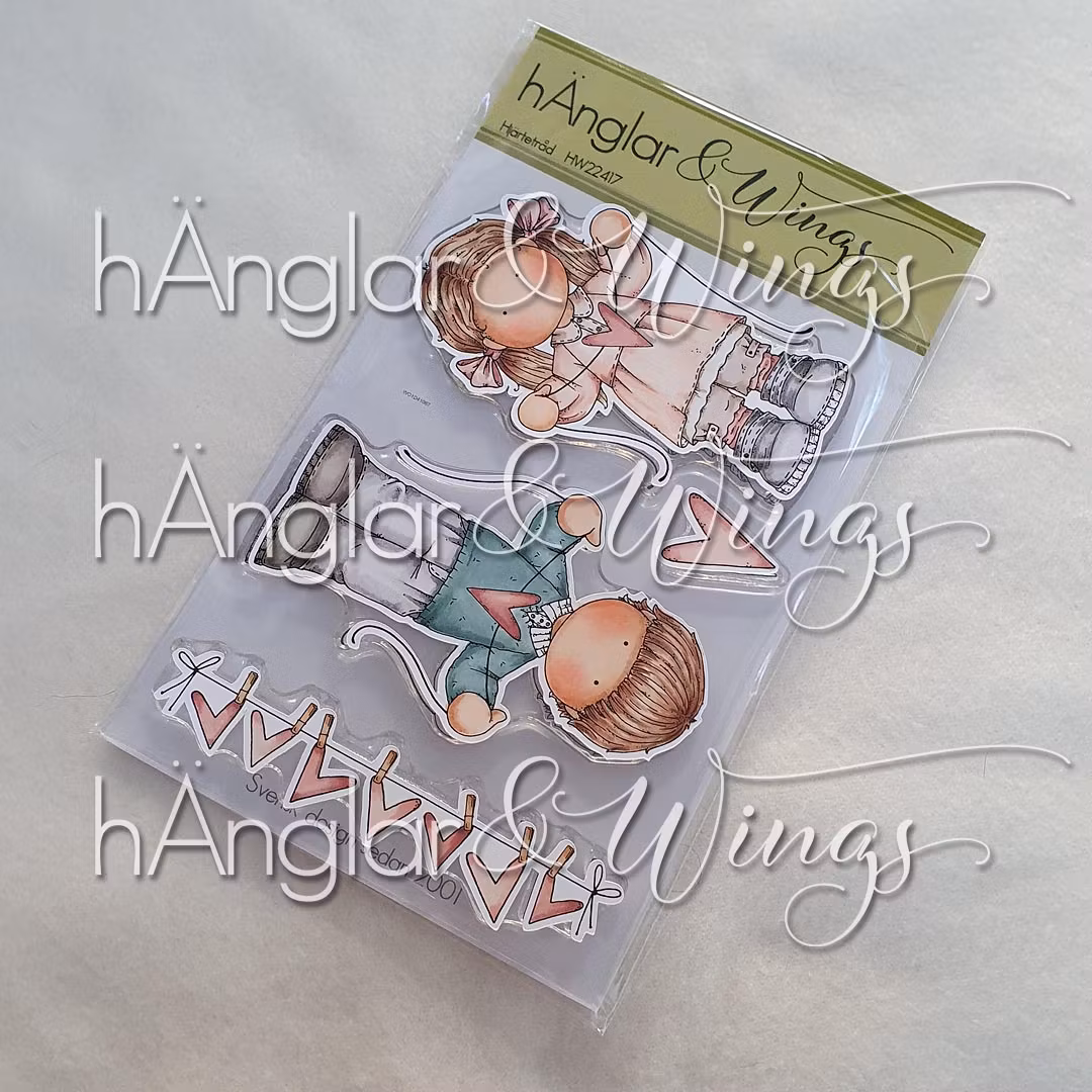 Clear Stamps - Hjärtetråd / Heart thread