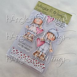 RETIRED - Clear Stamps - Håll mitt hjärta / Hold my heart