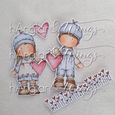 UTGÅTT - Clear Stamps - Håll mitt hjärta