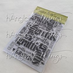 UTGÅTT - Clear Stamps - Grattissoppa