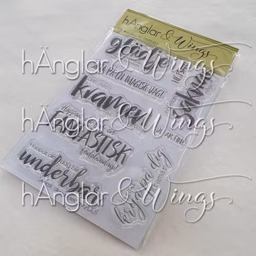 UTGÅTT - Clear Stamps - Glädjespridare