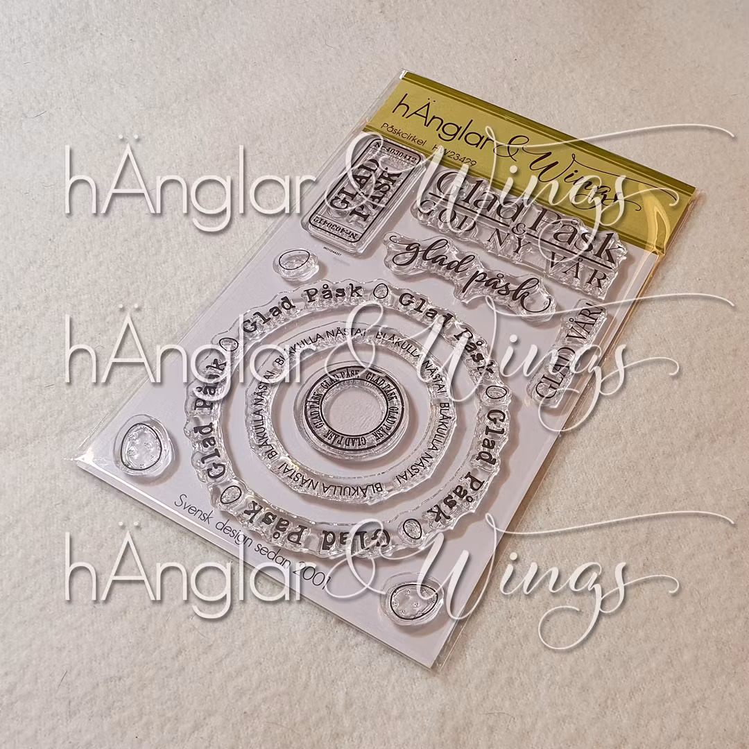 Clear Stamps - Påskcirkel / Easter Circle