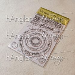 Clear Stamps - Påskcirkel
