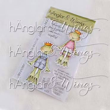 Clear Stamps - Sittande Grodor