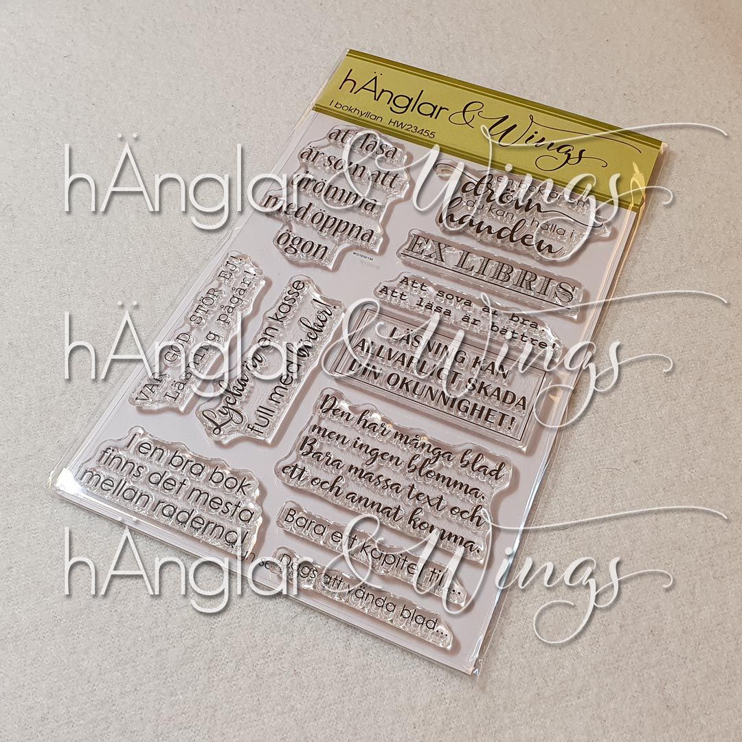 Clear Stamps - I bokhyllan / On the bookshelf