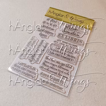 UTGÅTT - Clear Stamps - I bokhyllan