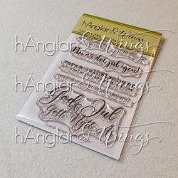 Clear Stamps - Jultexter 2023 A7