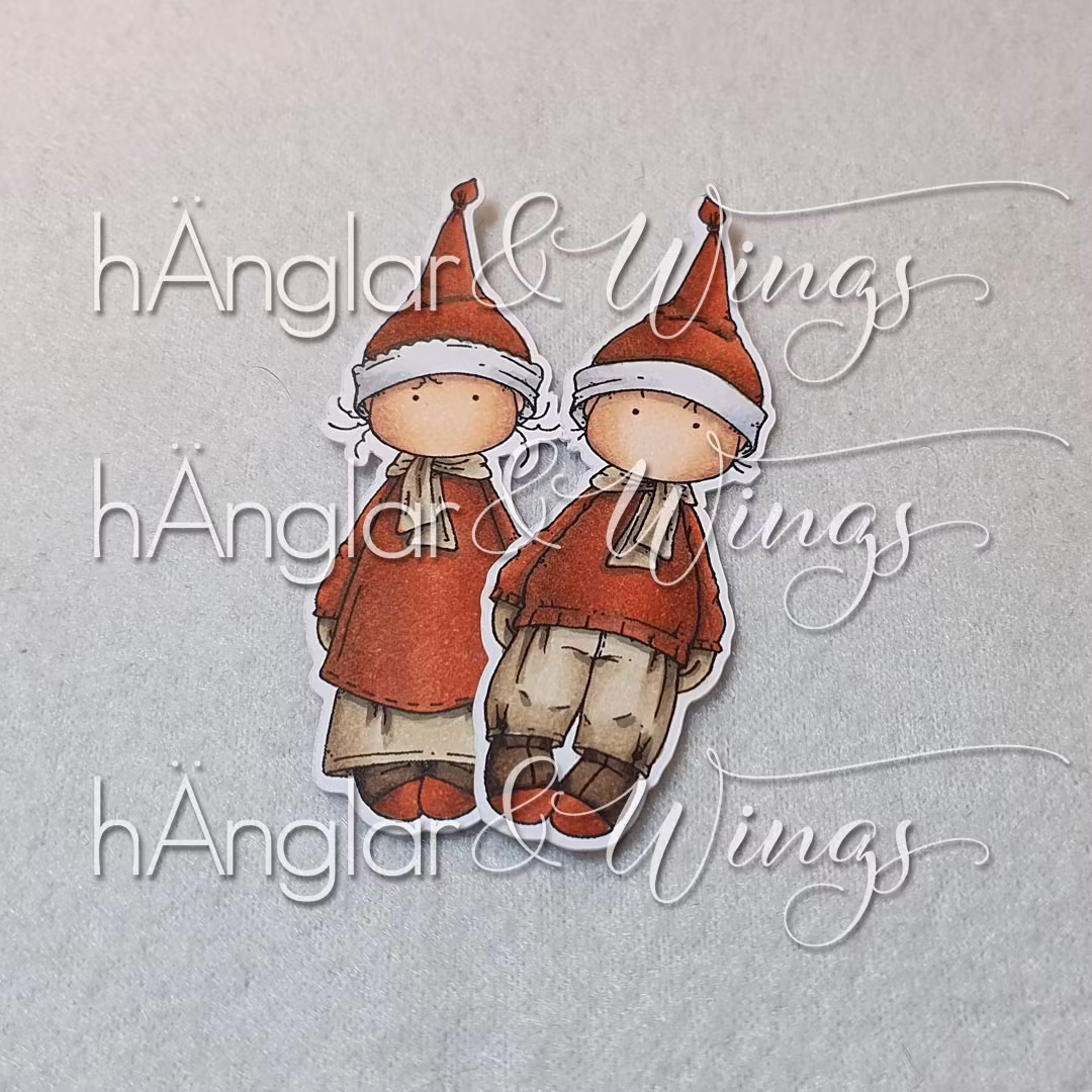 Clear Stamps - Småtomtar / Little Elves A7