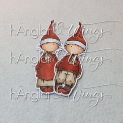 Clear Stamps - Småtomtar A7