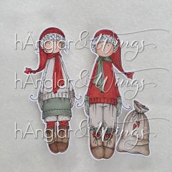 Clear Stamps - Långa Tomtar
