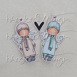 Clear Stamps - Små hÄnglavänner A7