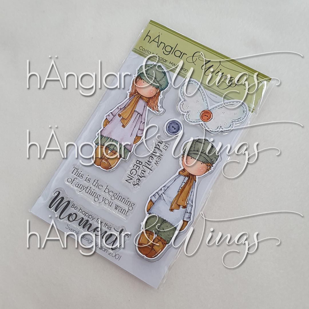 Clear Stamps - Coola hÄnglar / Cool hAngels