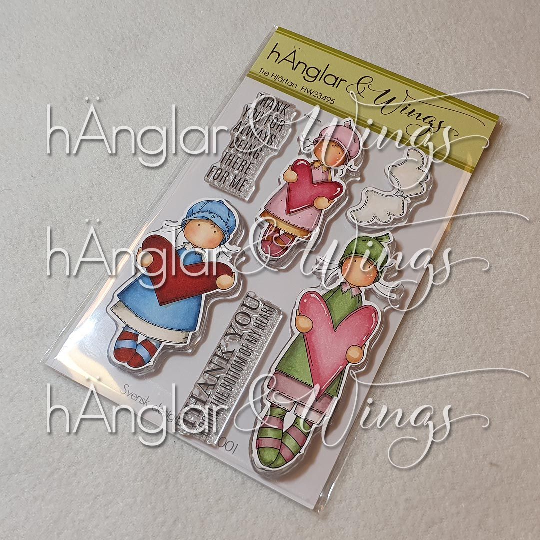 Clear Stamps - Tre Hjärtan / Three Hearts