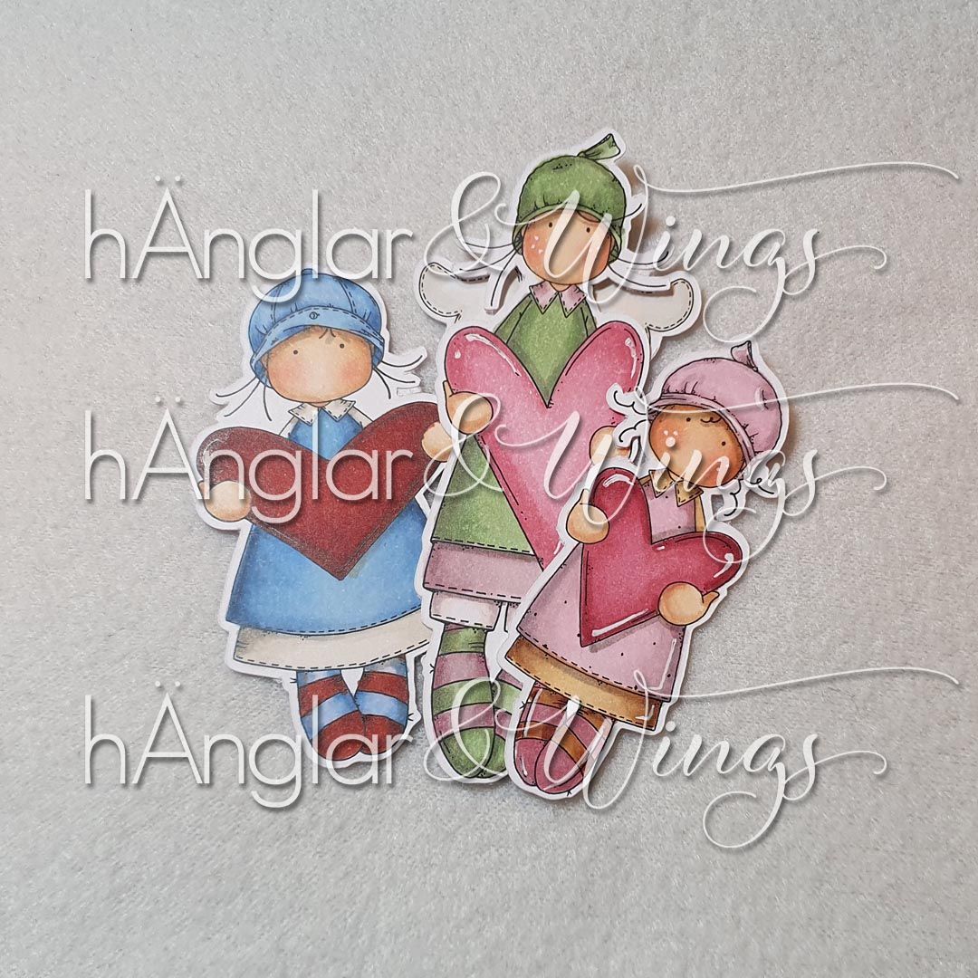 Clear Stamps - Tre Hjärtan / Three Hearts