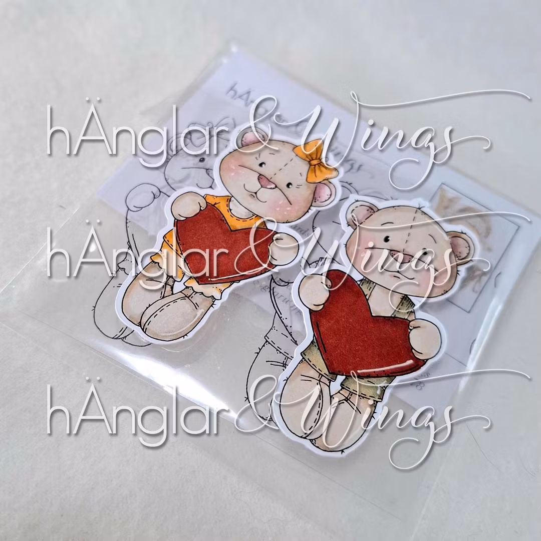 Clear Stamps - Smånallar / Teddy Bears (limited quantity)