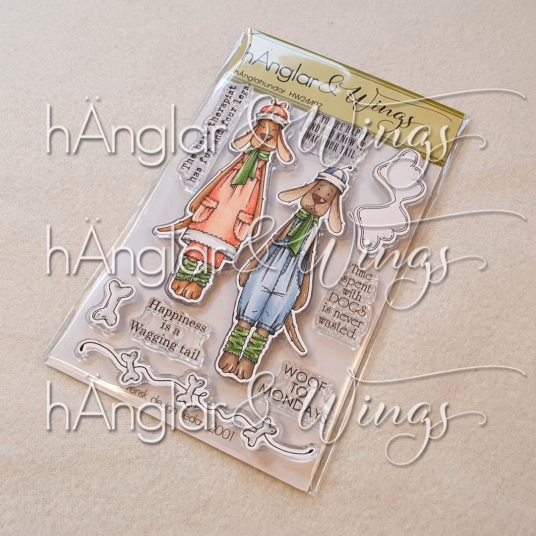 Clear Stamps - hÄnglahundar / hAngla dogs