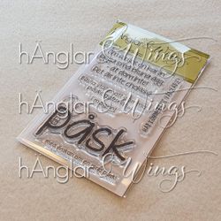 Clear Stamps - Påskskoj A7