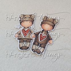 Clear Stamps - Småbjörnar A7