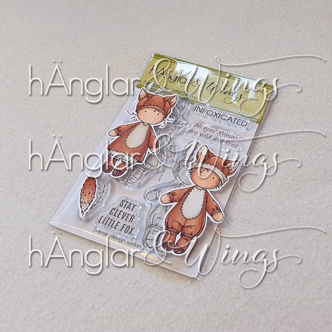 Clear Stamps - Smårävar / Little foxes A7