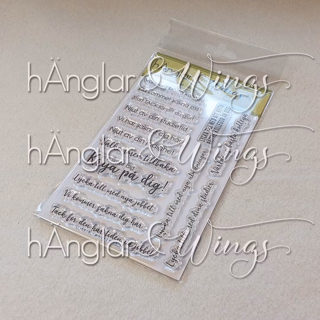 Clear Stamps - Jobb och Ledighet