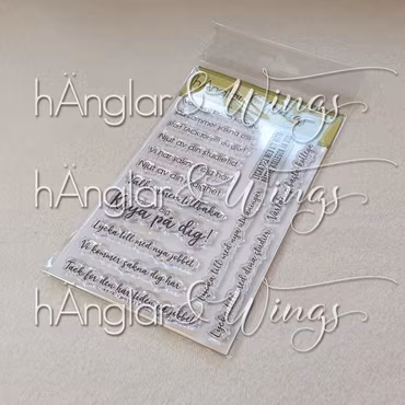 Clear Stamps - Jobb och Ledighet