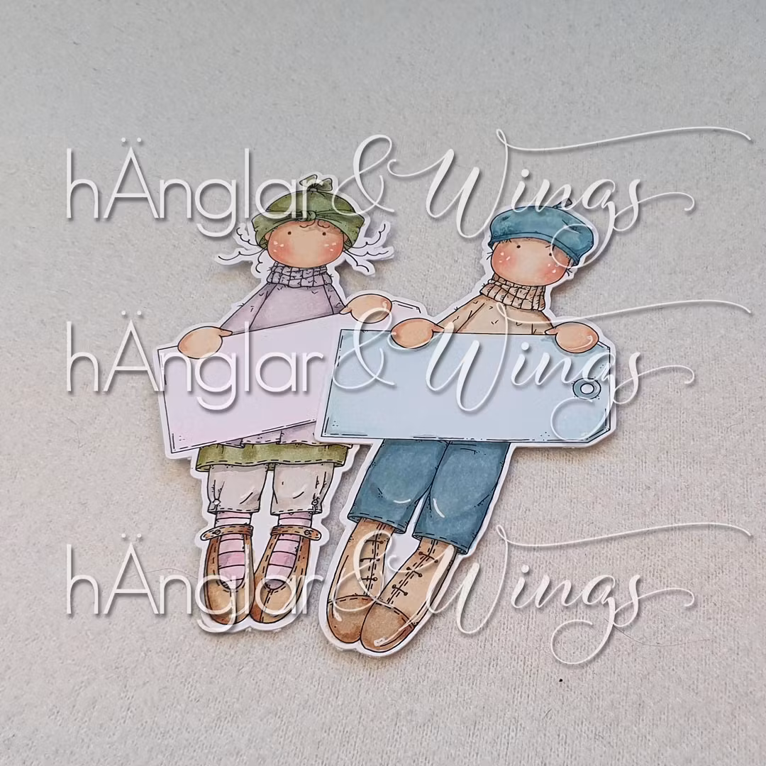 Clear Stamps - Långa Taggare / Long Tags