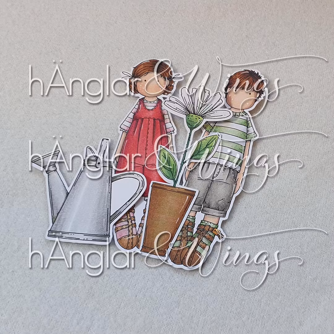 Clear Stamps - Långa Planterare / Tall Planters