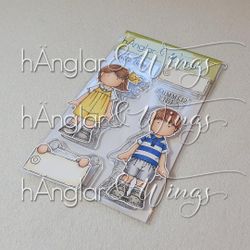 Clear Stamps - Sommartaggare / Summer Tags