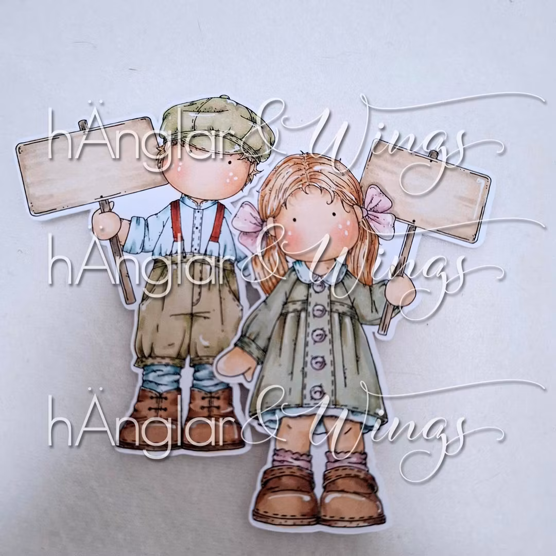 Clear Stamps - Skyltat / Signed