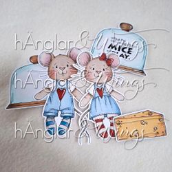 Clear Stamps - Husmöss / House Mice
