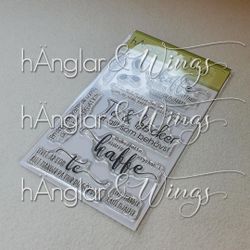 Clear Stamps - Kaffetåren / Coffee