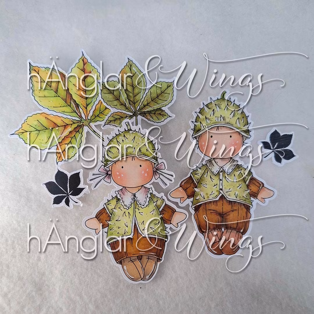 Clear Stamps - Kastanjer / Chestnuts