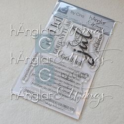 Clear Stamps - Julehilsen / Christmas Greetings