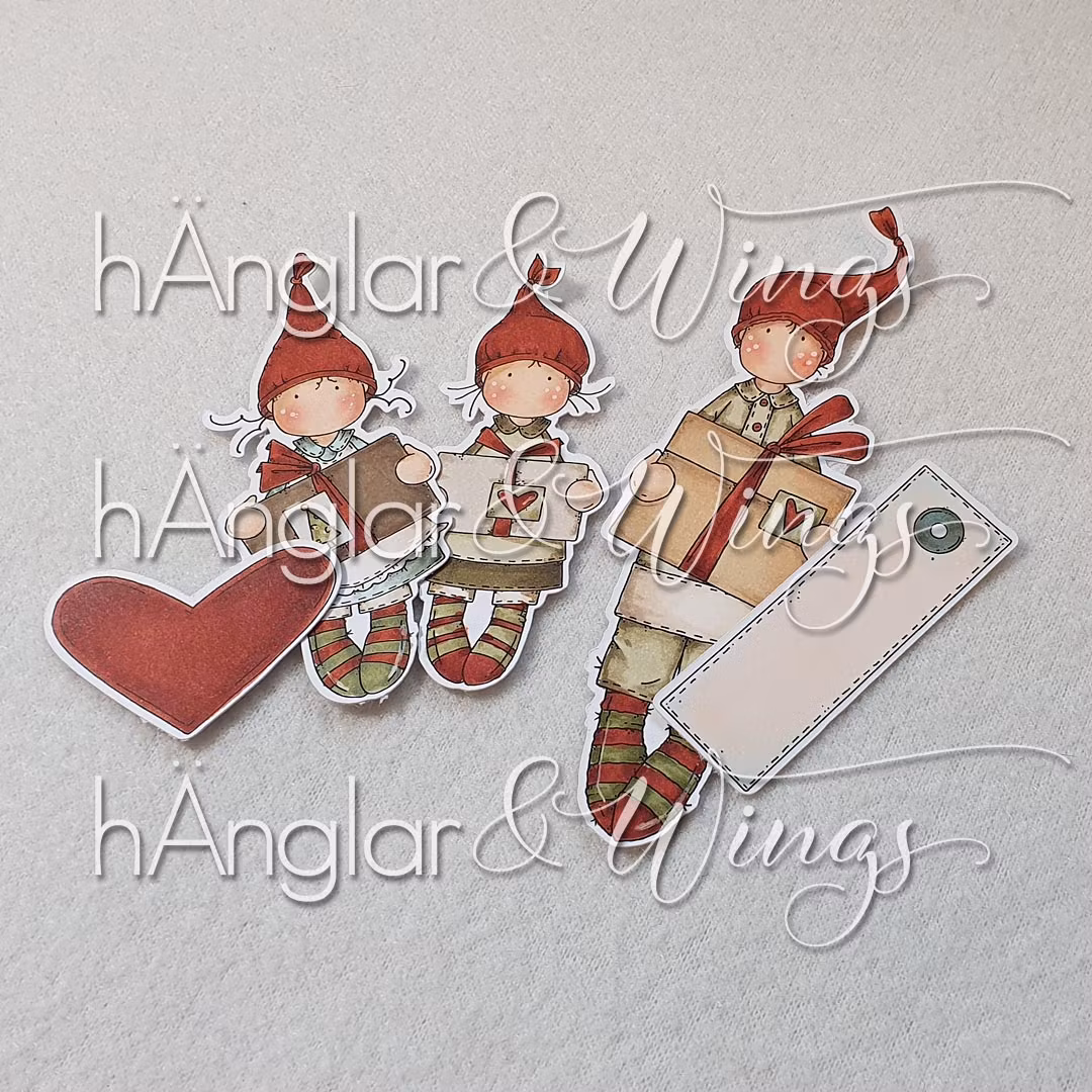 Clear Stamps - Tre Klappar / Three presents