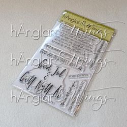 Clear Stamps - Där jultomten bor