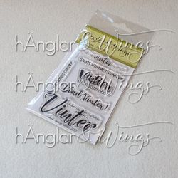 Clear Stamps - Glad Vinter A7