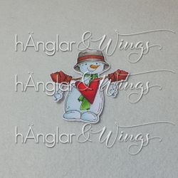 Clear Stamps - Hjärtlig Snögubbe / Hearty Snowman A7
