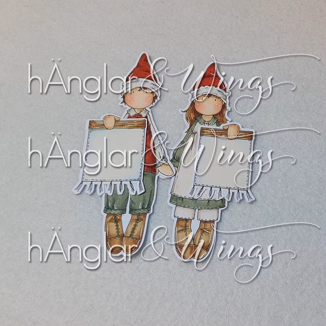 Clear Stamps - Långa Vepatomtar