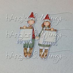 Clear Stamps - Långa Vepatomtar