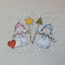 Clear Stamps - Pinngubbar / Stick snowman