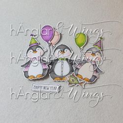 Clear Stamps - Partypingviner
