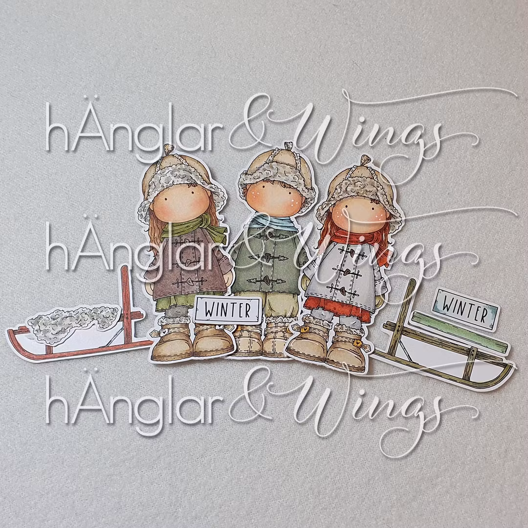 Clear Stamps - Se upp i backen!
